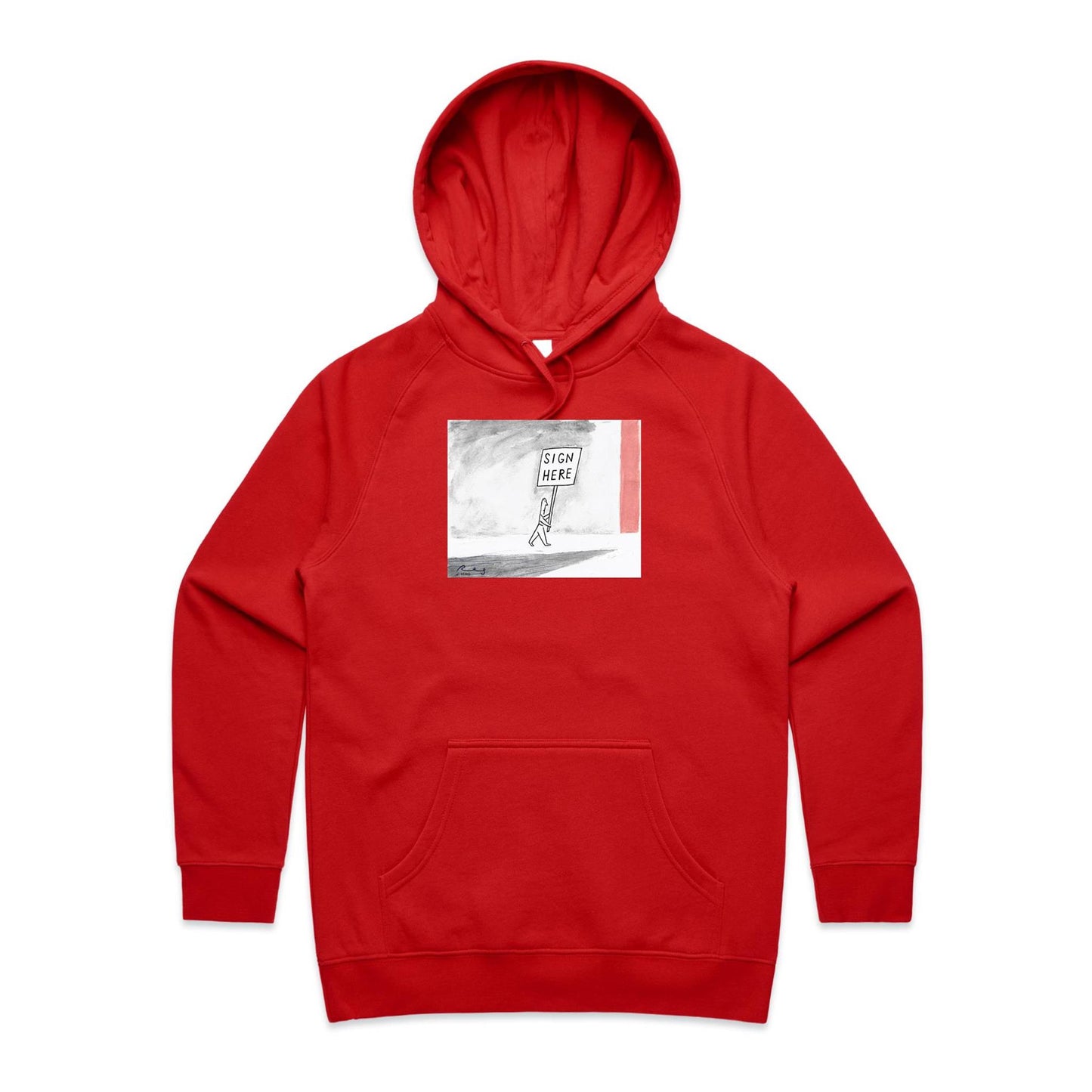 Sign Here Hoodies for Women