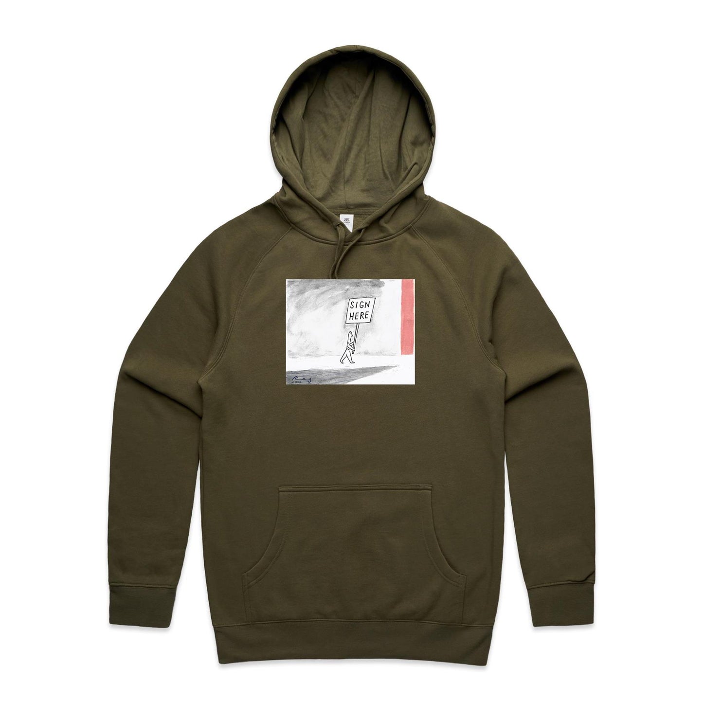 Sign Here Hoodies for Men