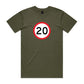 Age Milestone 20 T Shirts for Men (Unisex)