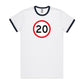 Age Milestone 20 Ringer T Shirts for Men