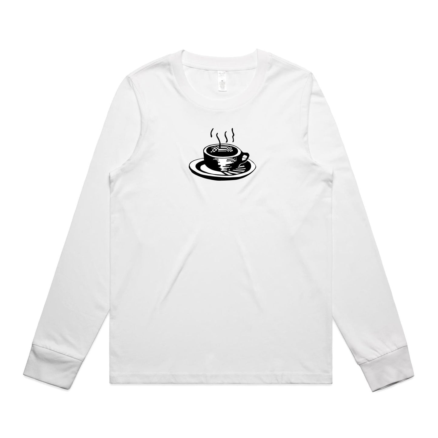 Regular Coffee Long Sleeve T Shirts for Women