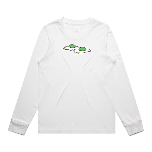 Green Eggs Long Sleeve T Shirts for Women