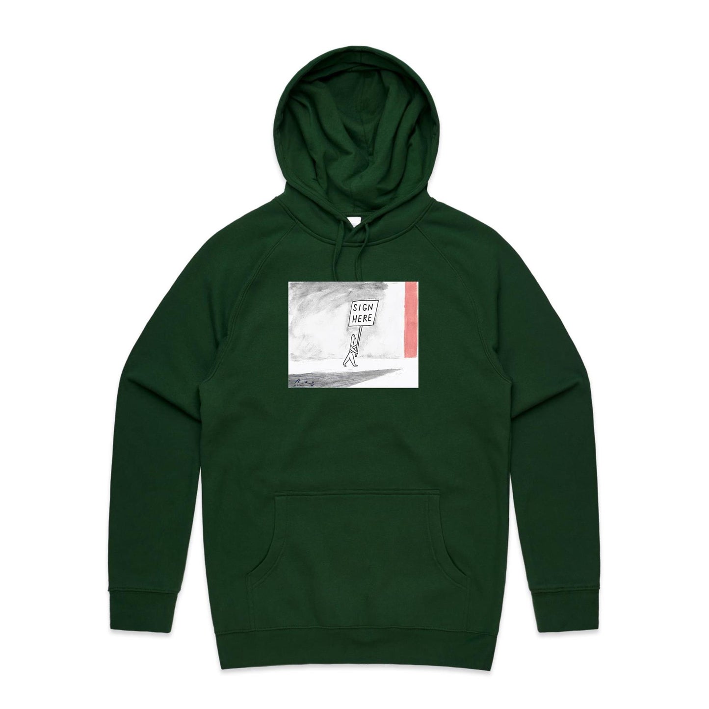 Sign Here Hoodies for Men
