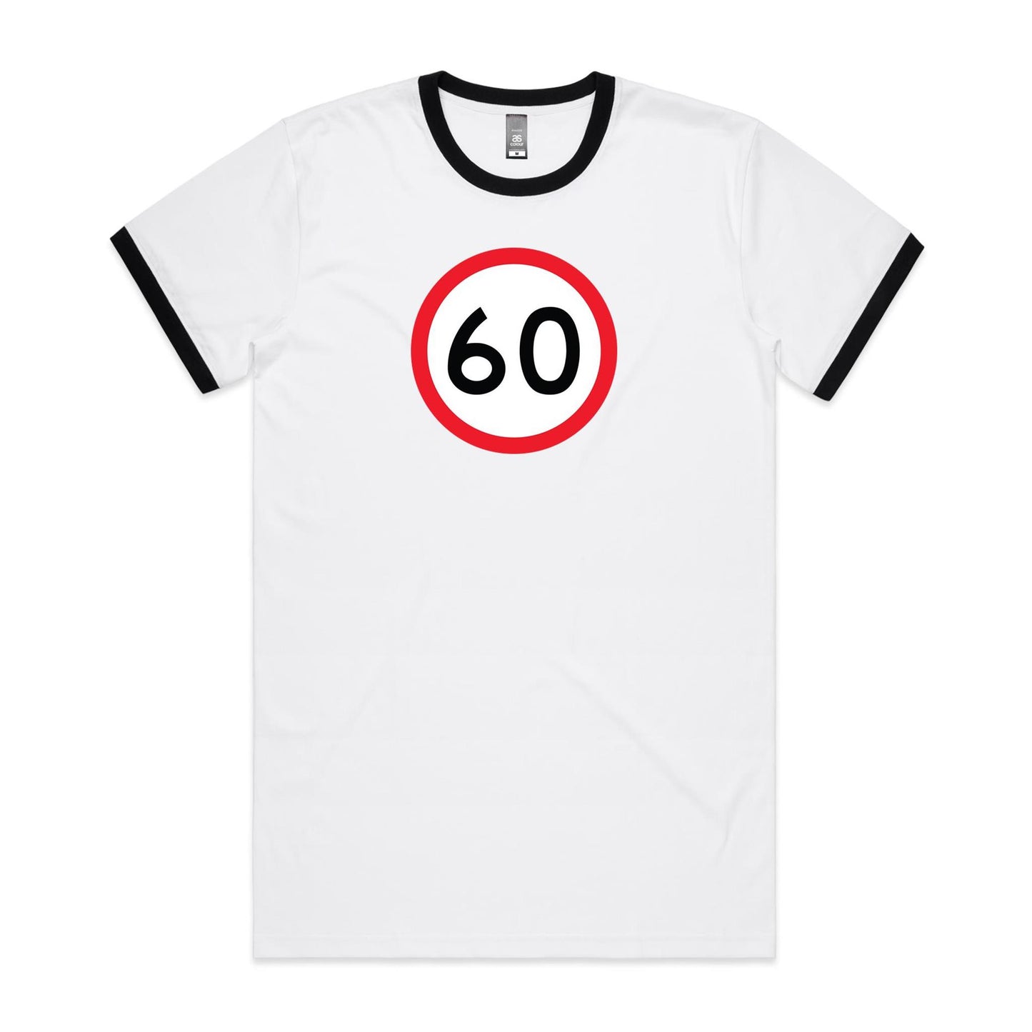 Age Milestone 60 Ringer T Shirts for Men (Unisex)
