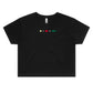 Cuisenaire Rods Crop T Shirts for Women