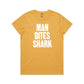 Man Bites Shark T Shirts for Women