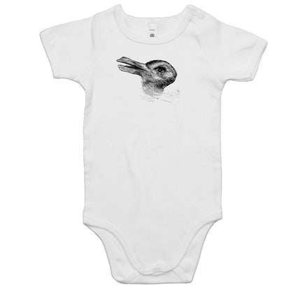 Duck-Rabbit Rompers for Babies