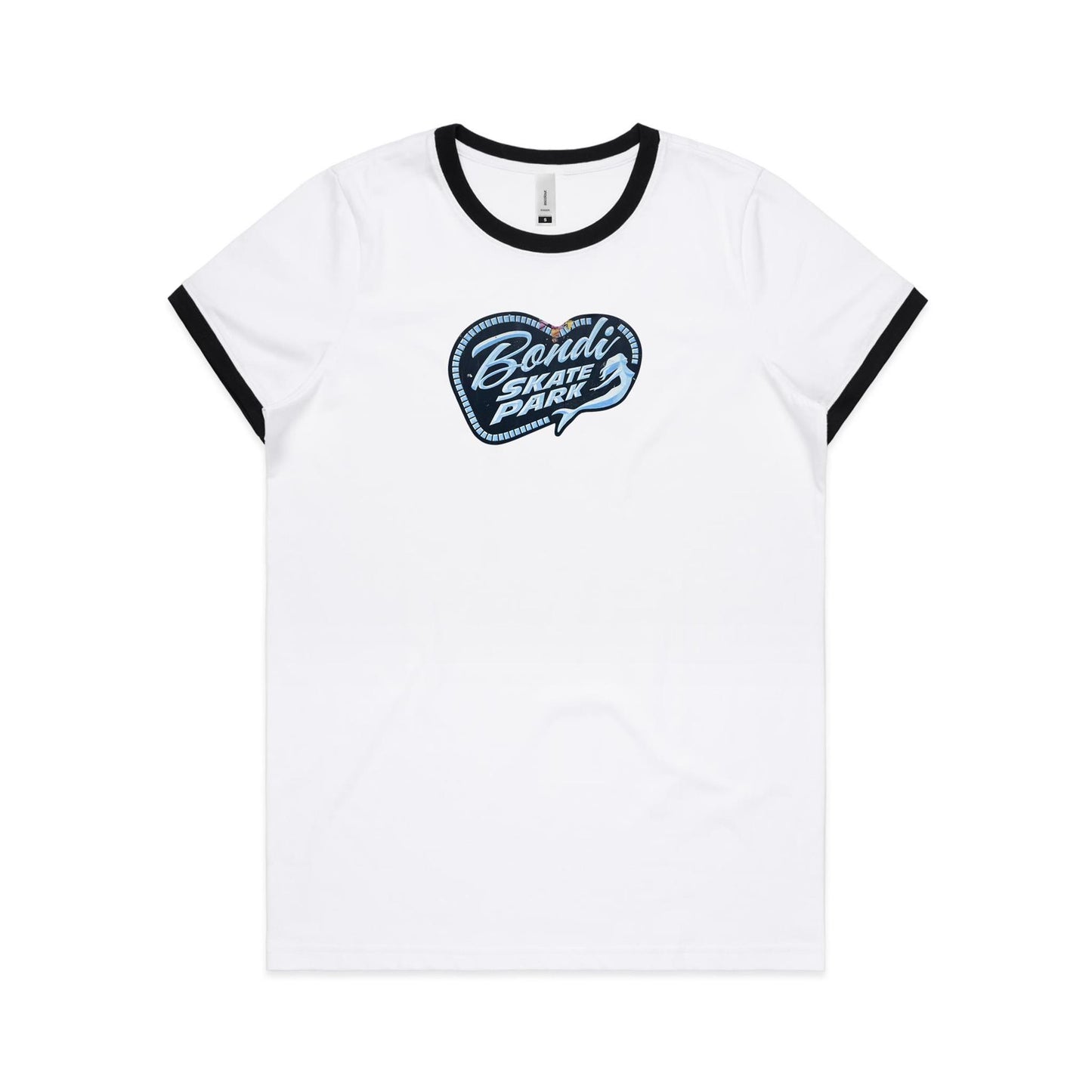 Bondi Skate Park Ringer T Shirts for Women