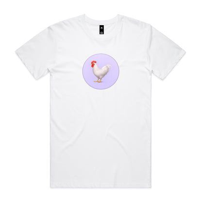Rooster Too T Shirts for Men (Unisex)