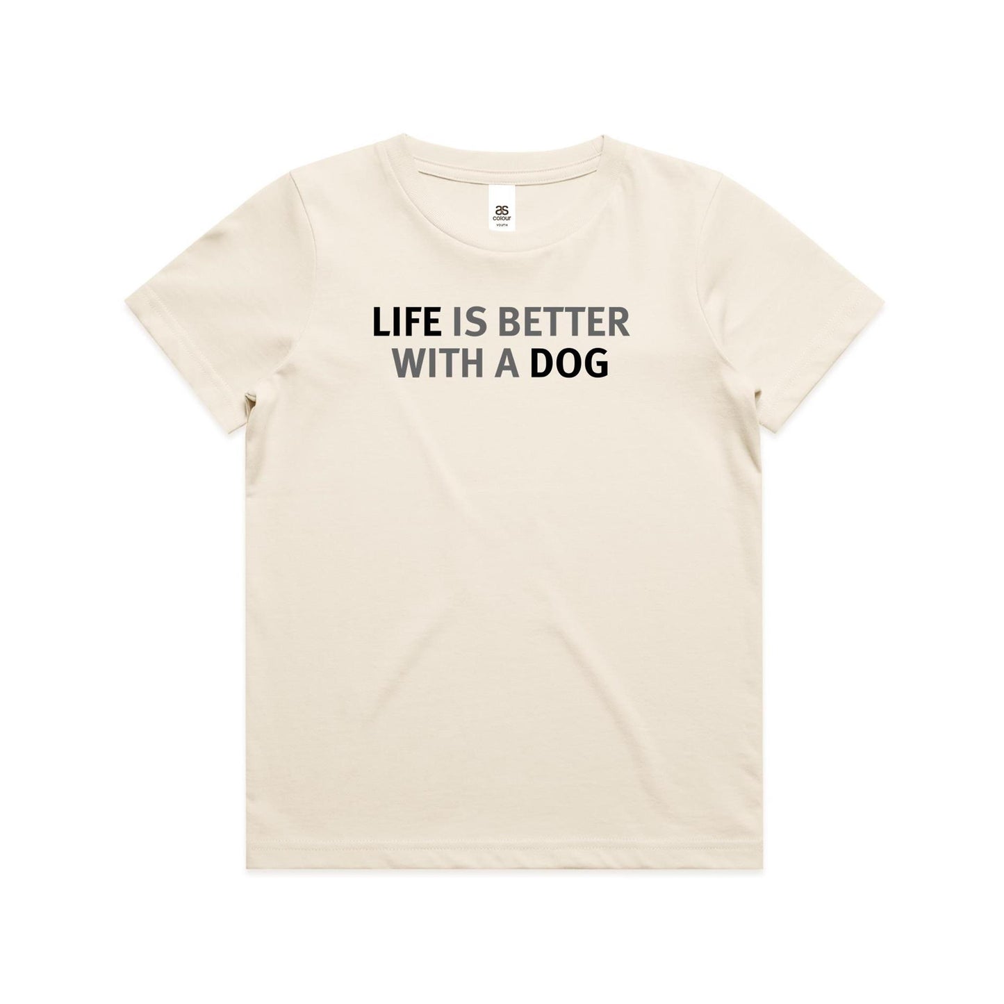 Life is Better with a Dog T Shirts for Kids