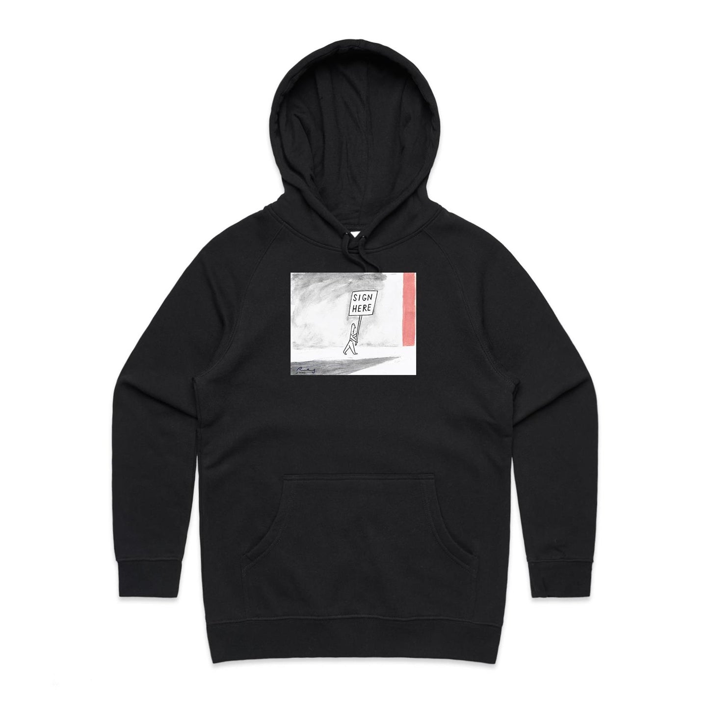 Sign Here Hoodies for Women
