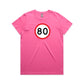 Age Milestone 80 T Shirts for Women