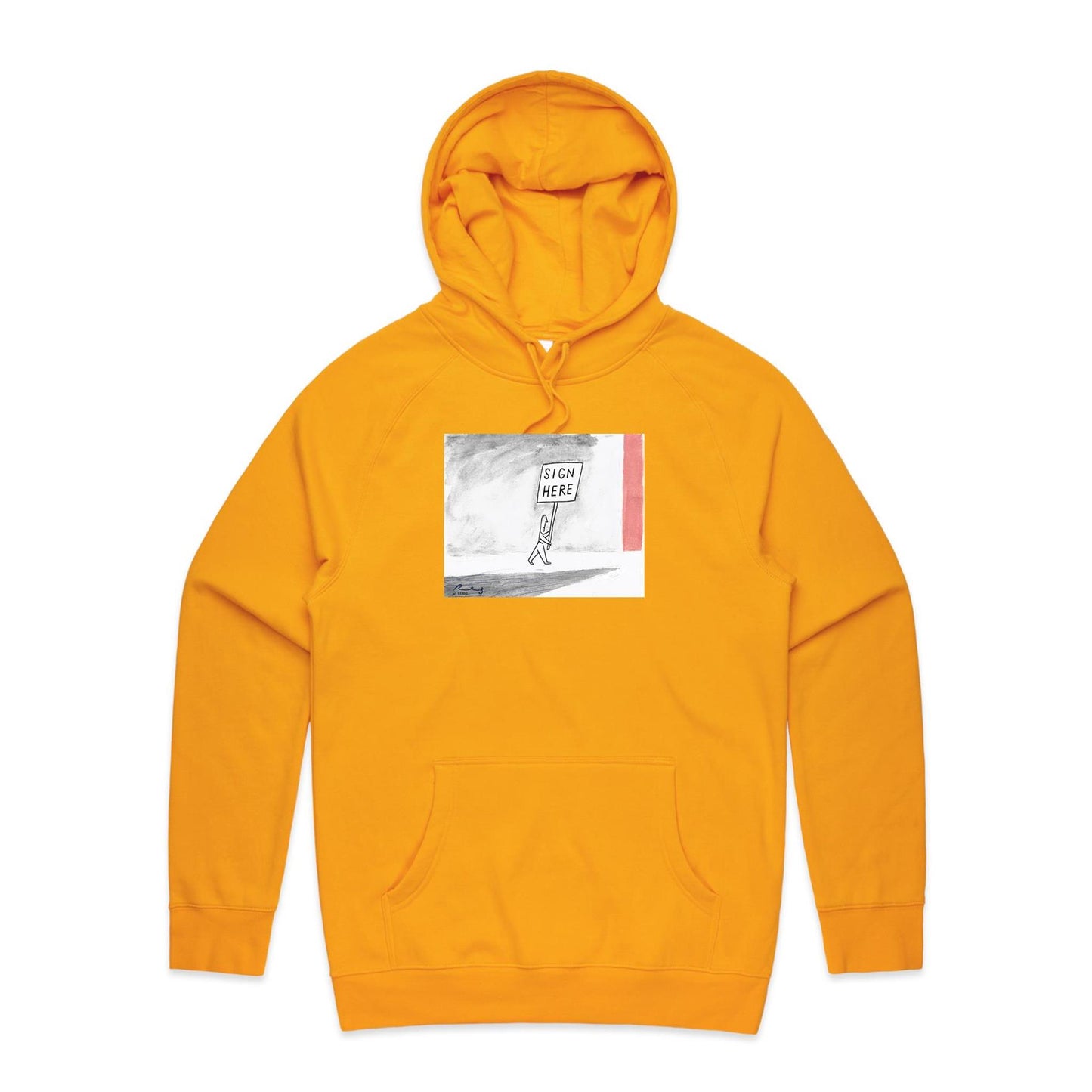 Sign Here Hoodies for Men