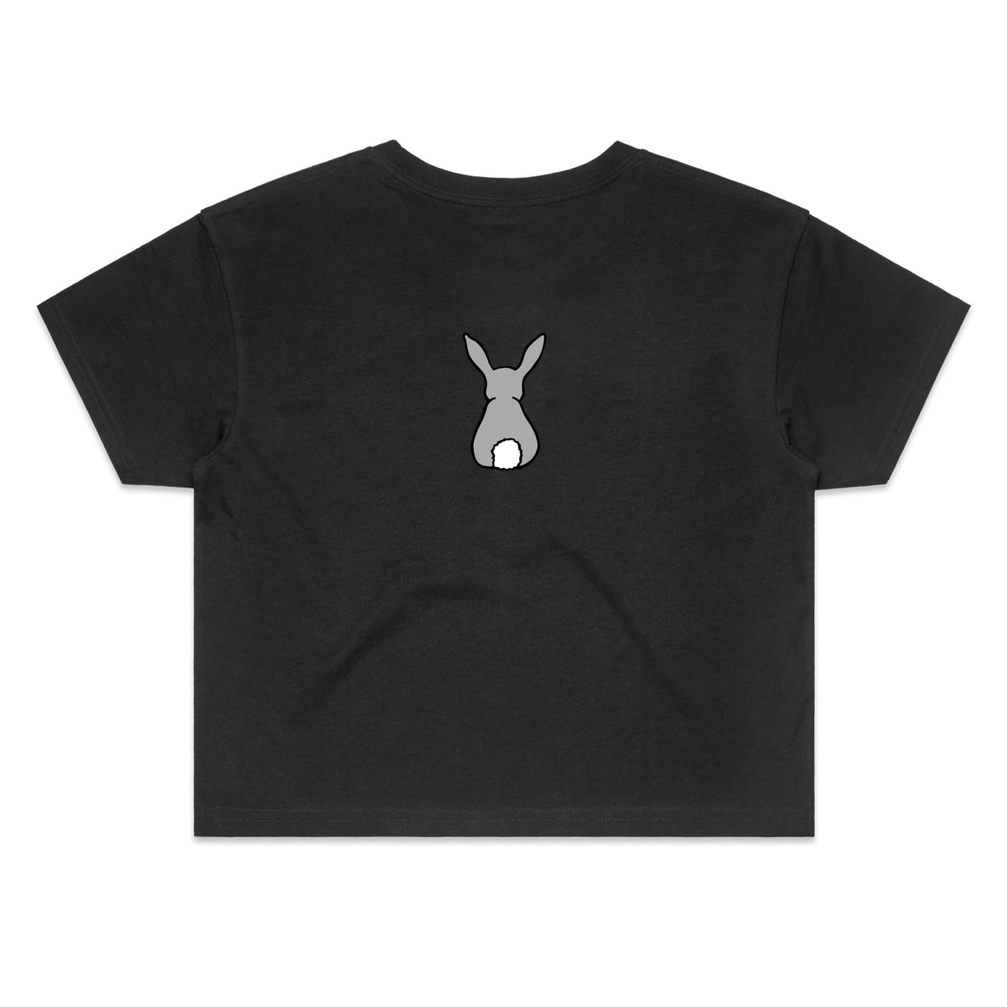 Carrot & Bunny Crop T Shirt for Women