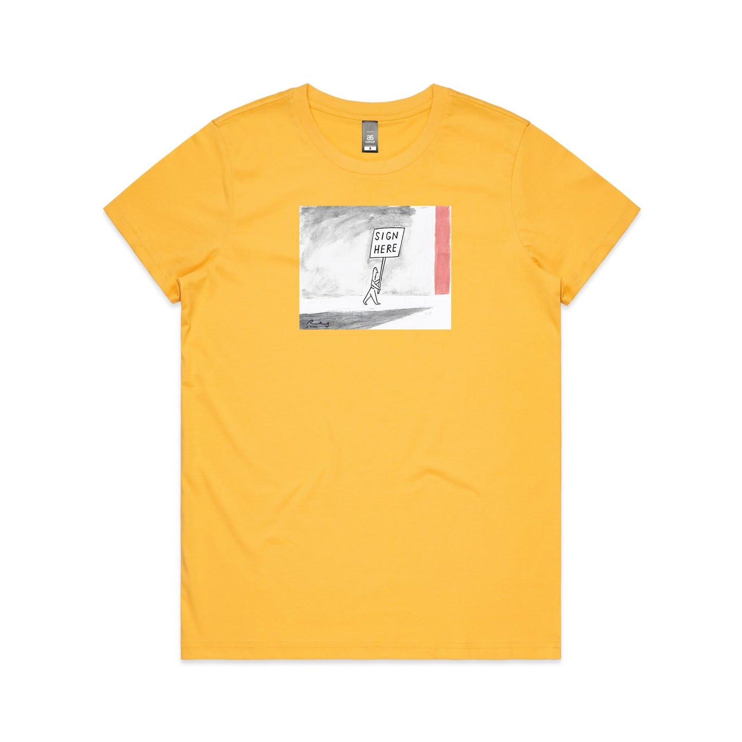 Sign Here T Shirts for Women