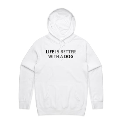 Life is Better with a Dog Hoodies for Men (Unisex)