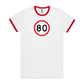 Age Milestone 80 Ringer T Shirts for Men (Unisex)