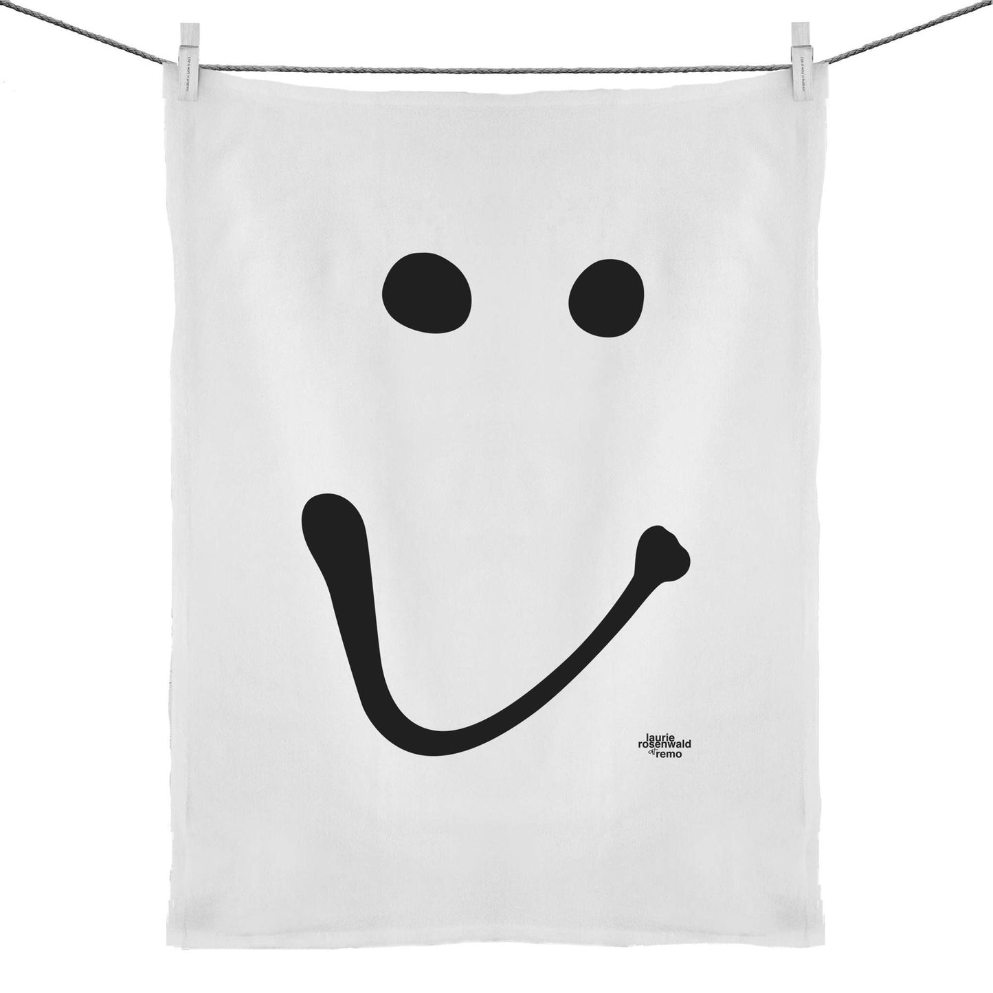 happy face Tea Towel