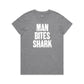 Man Bites Shark T Shirts for Women