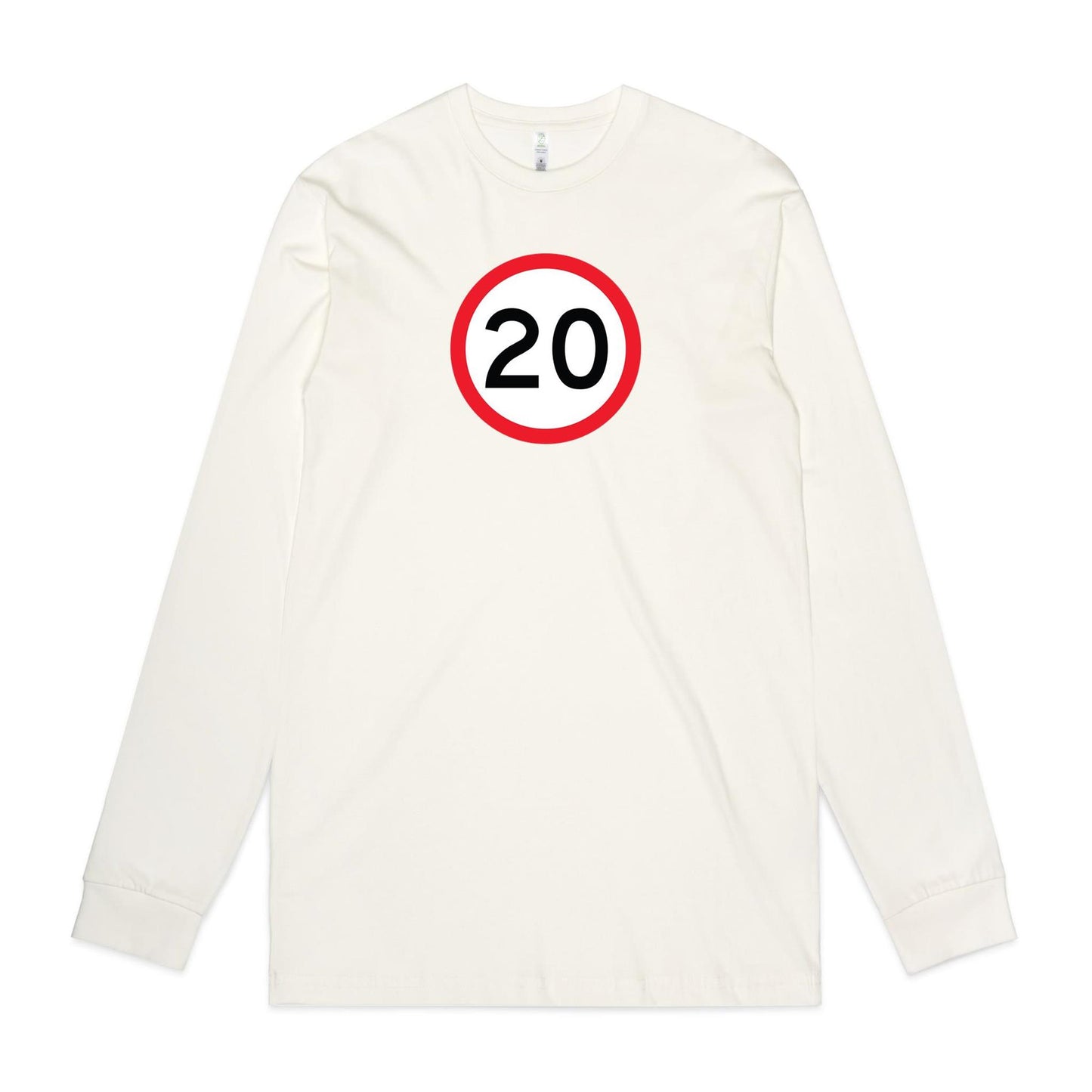 Age Milestone 20 Long Sleeve T Shirts for Men (Unisex)