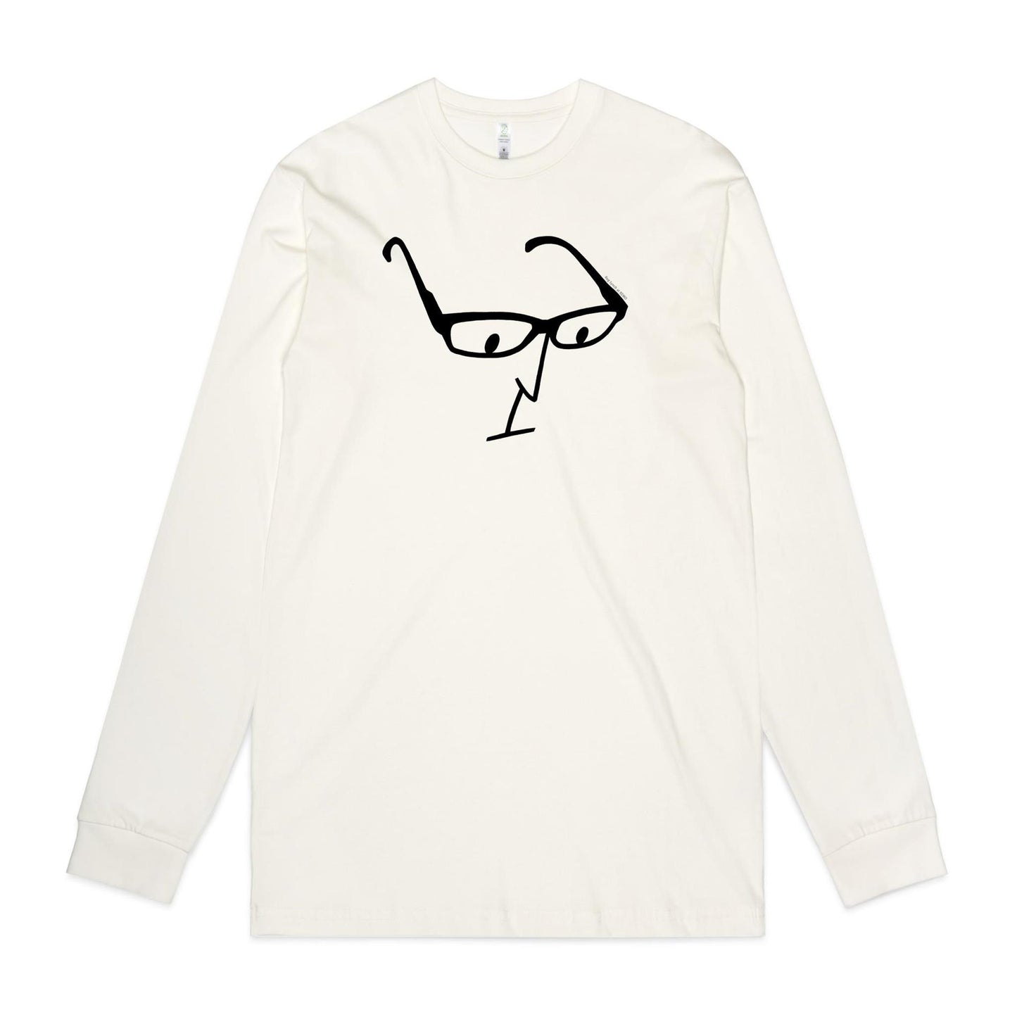 Glasses Long Sleeve T Shirts for Men (Unisex)