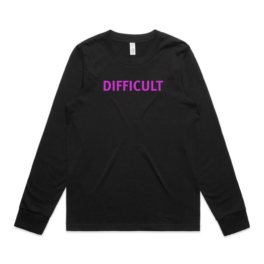 Difficult Long Sleeve T Shirts for Women