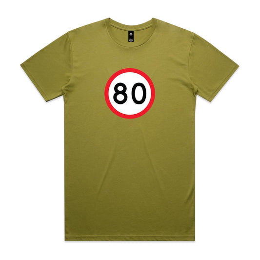 Age Milestone 80 T Shirts for Men (Unisex)