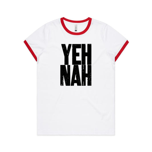 YEH NAH Ringer T Shirts for Women