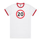 Age Milestone 20 Ringer T Shirts for Men