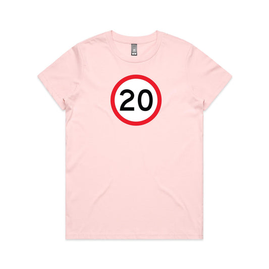 Age Milestone 20 T Shirts for Women