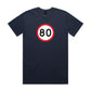 Age Milestone 80 T Shirts for Men (Unisex)