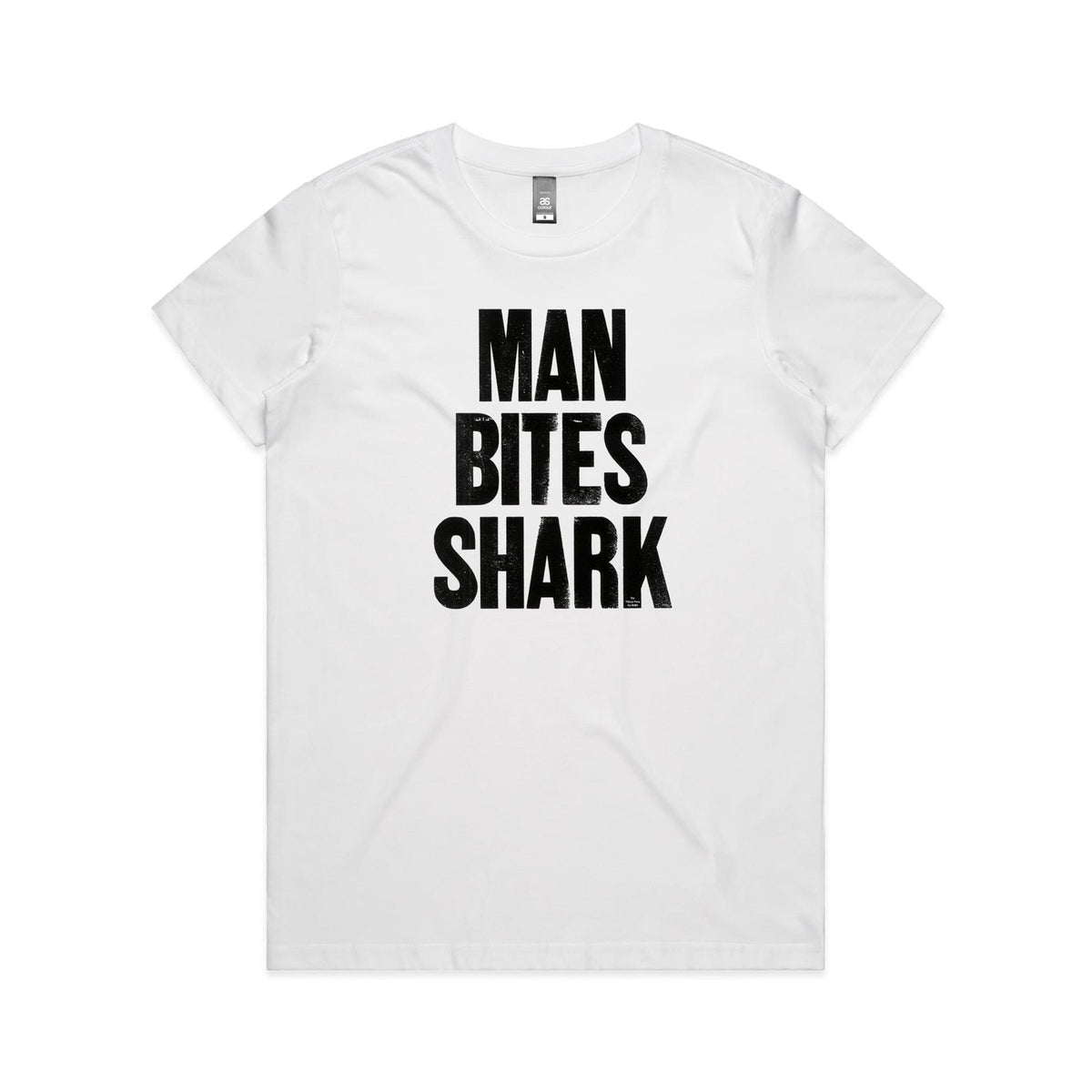 Man Bites Shark T Shirts for Women