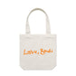 Love, Bondi Canvas Totes
