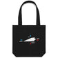 Paper Plane Canvas Totes