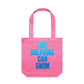 Like Dolphins Can Swim Canvas Totes