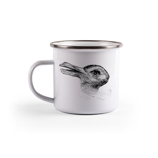 Duck-Rabbit Enamel Mug