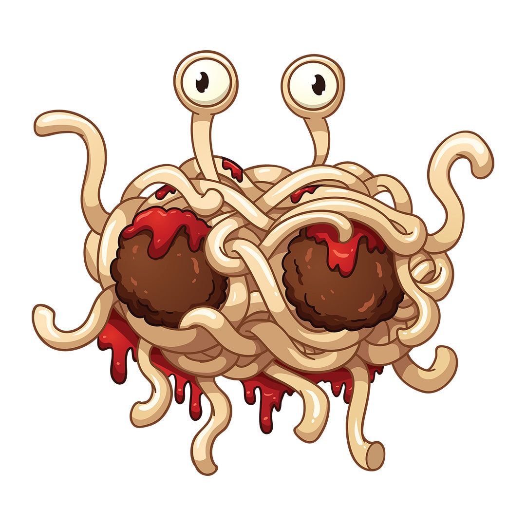 Flying Spaghetti Monster Enamel Mug