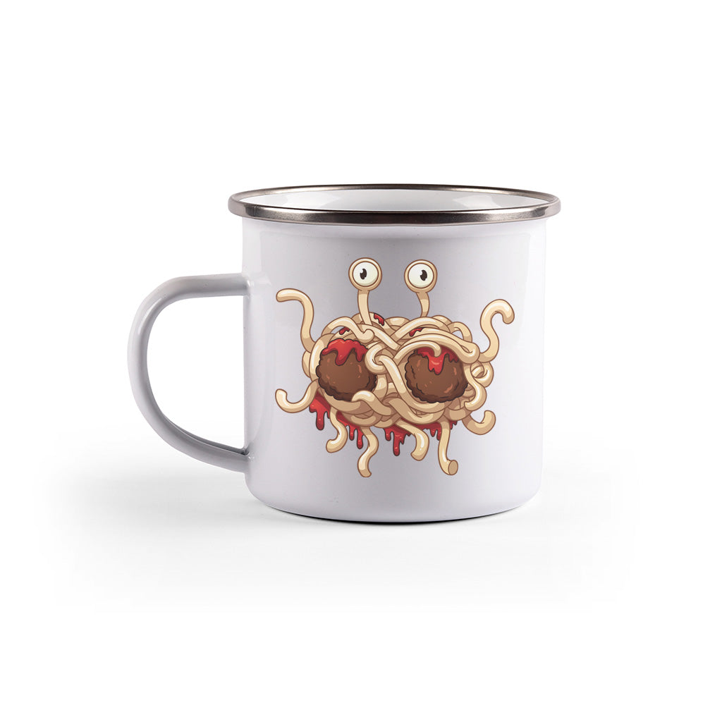 Flying Spaghetti Monster Enamel Mug