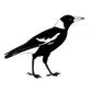 Magpie Enamel Mug