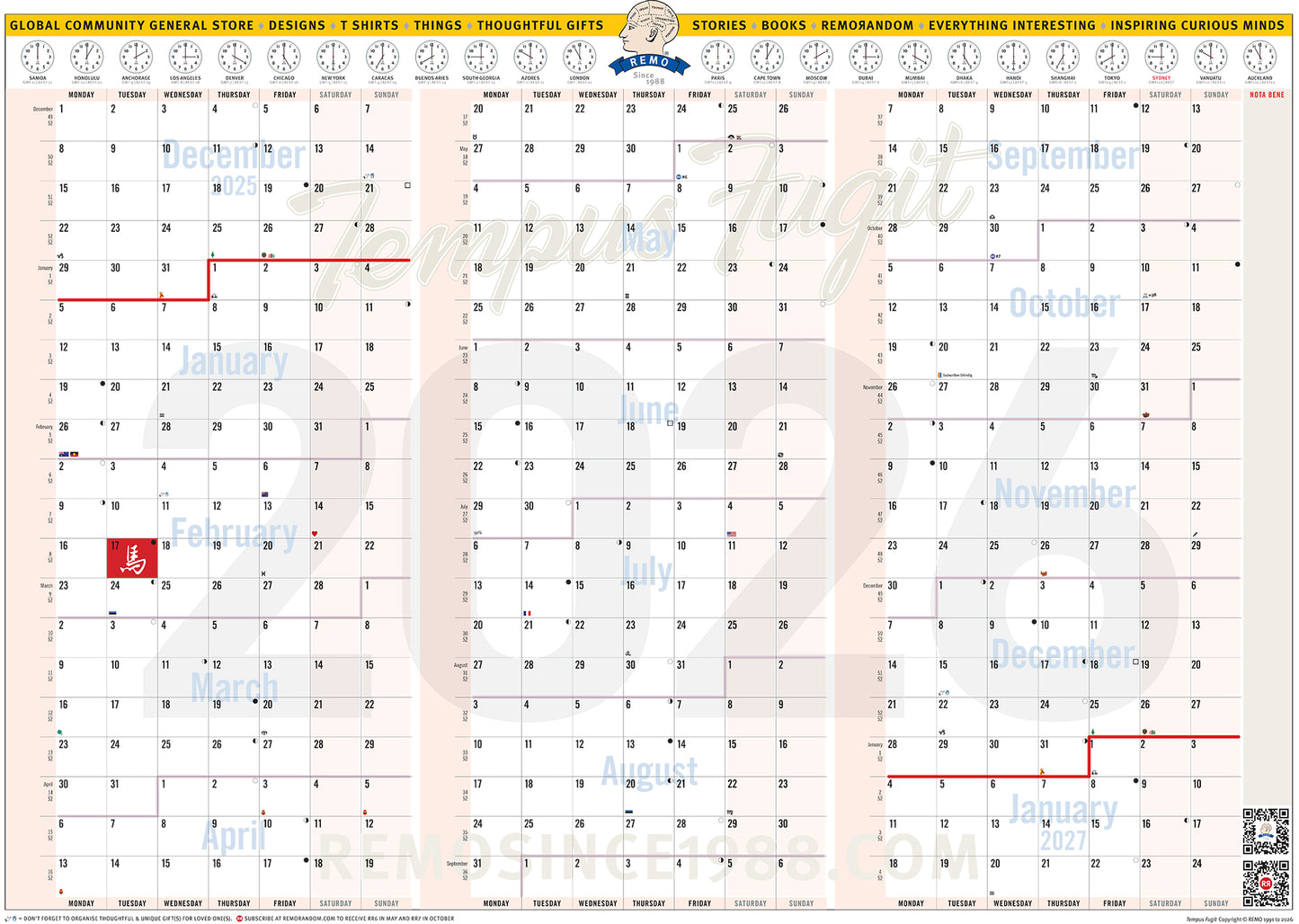 2026 Wallplanner | Digital File