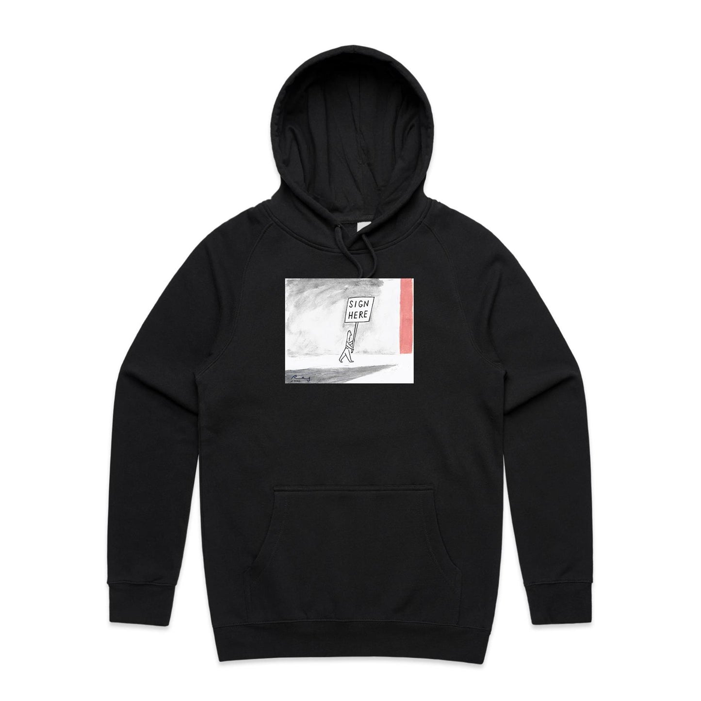 Sign Here Hoodies for Men
