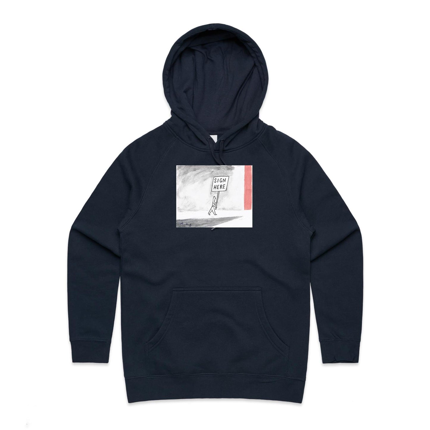 Sign Here Hoodies for Women