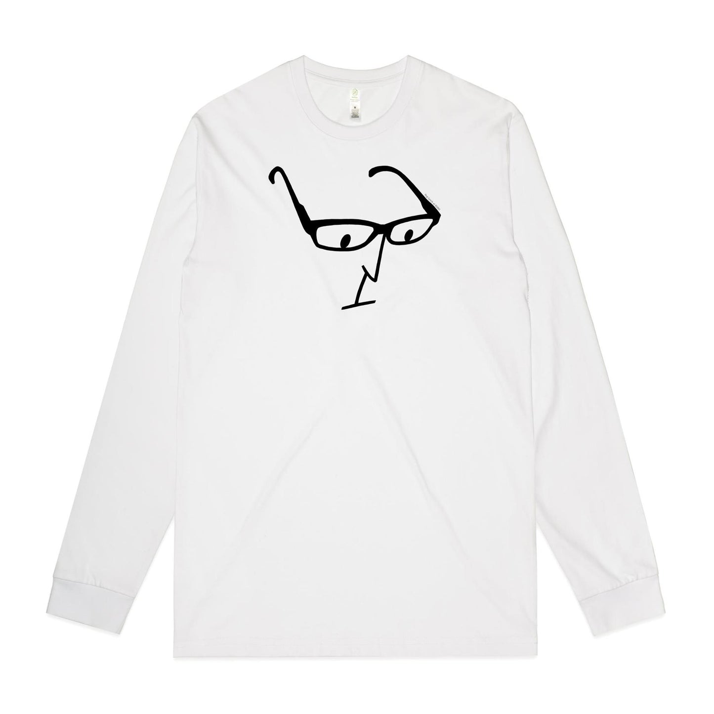 Glasses Long Sleeve T Shirts for Men (Unisex)