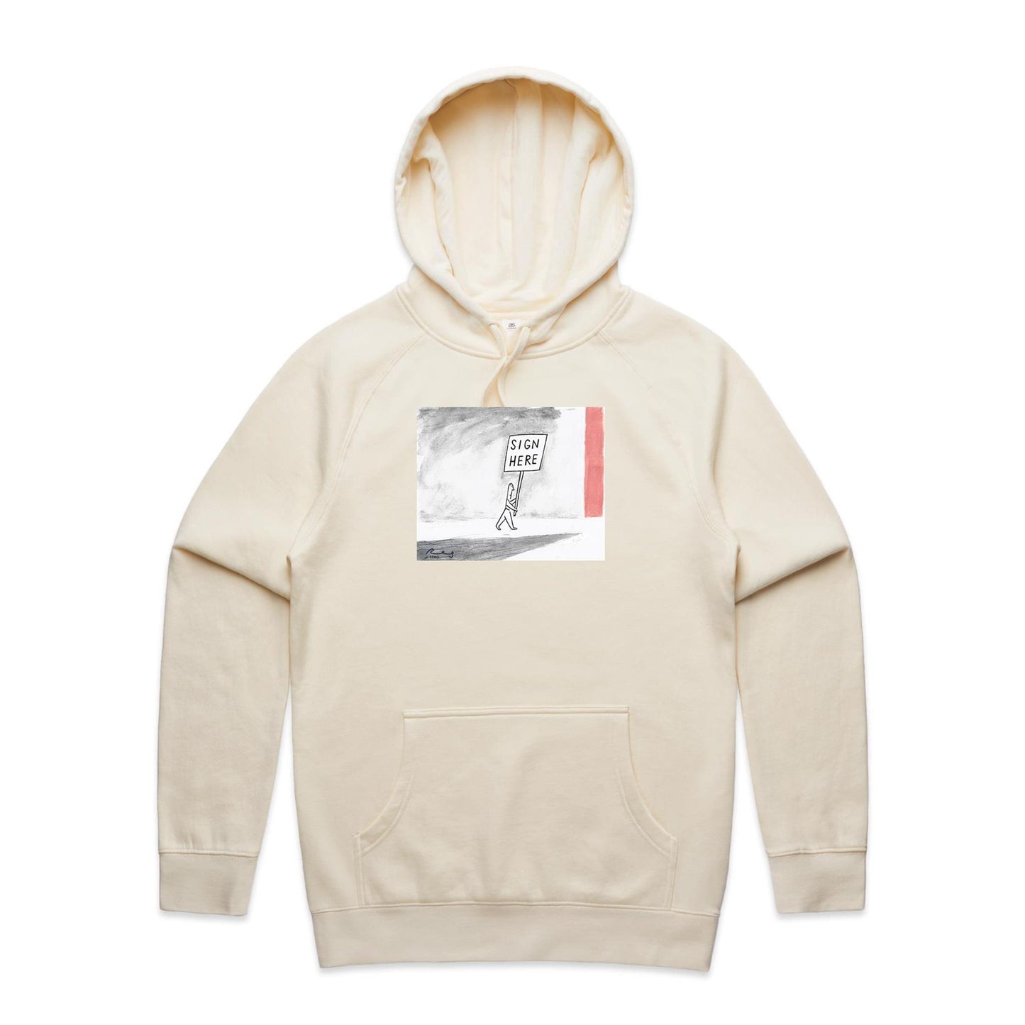 Sign Here Hoodies for Men