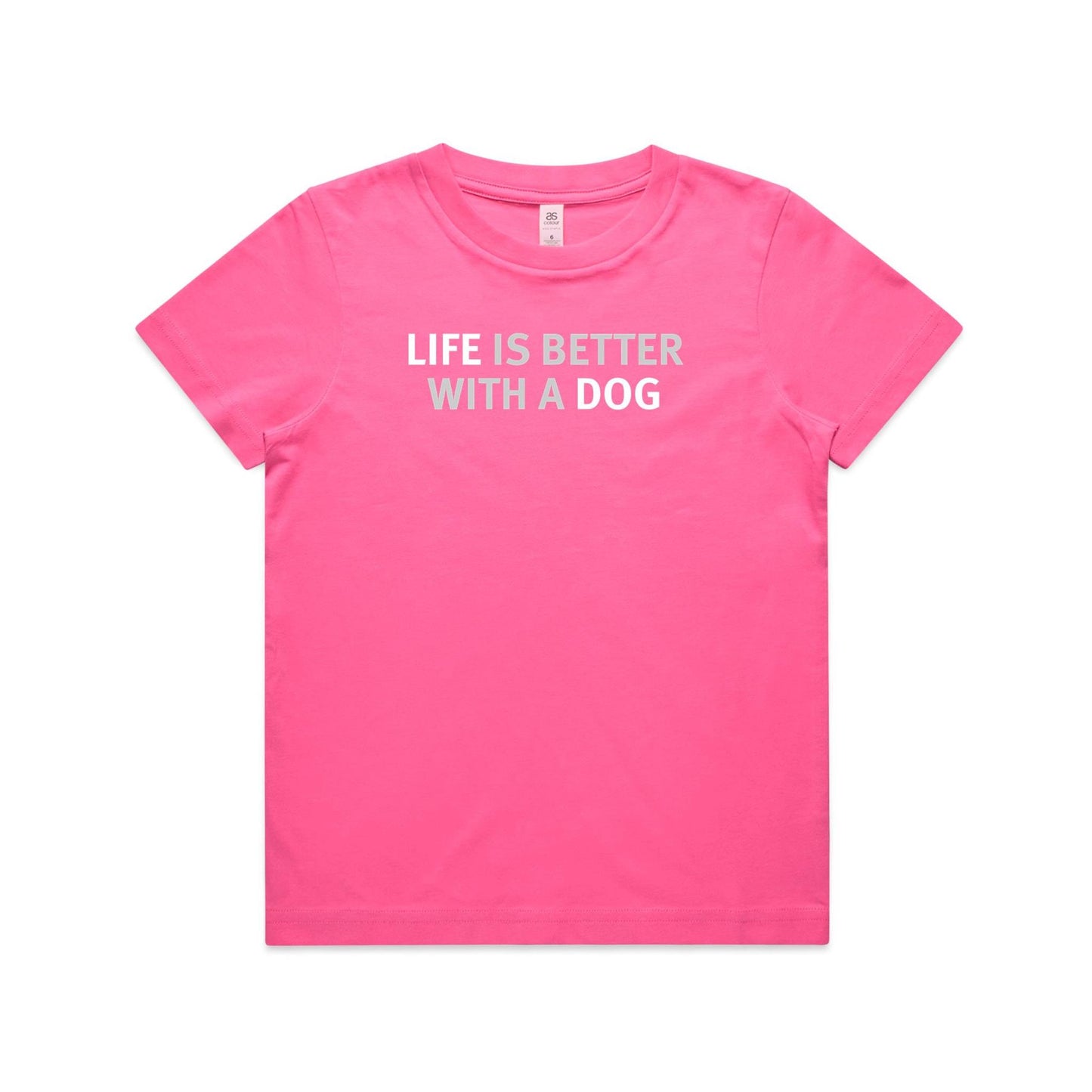 Life is Better with a Dog T Shirts for Kids