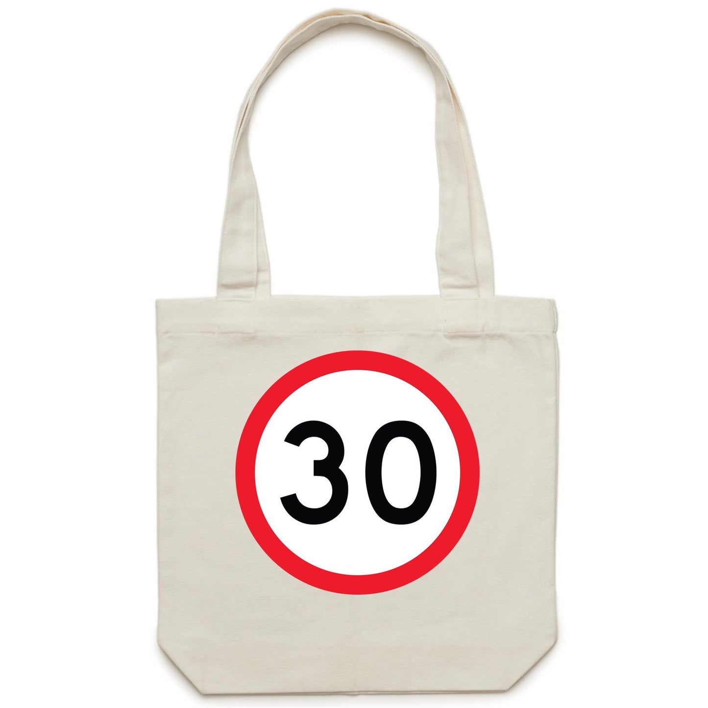 Age Milestone 30 Canvas Tote Bag