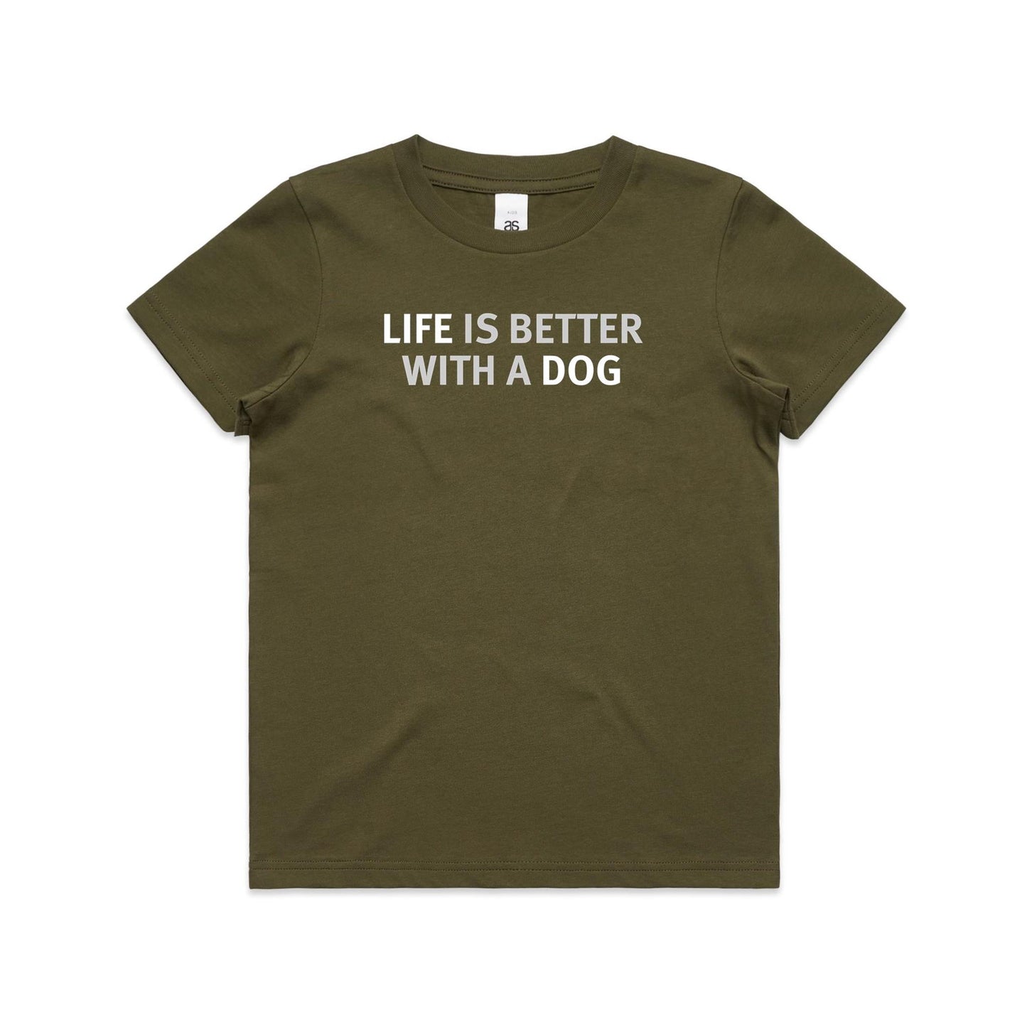 Life is Better with a Dog T Shirts for Kids