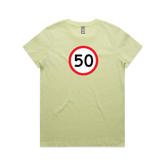 Age MIlestone 50 T Shirts for Women