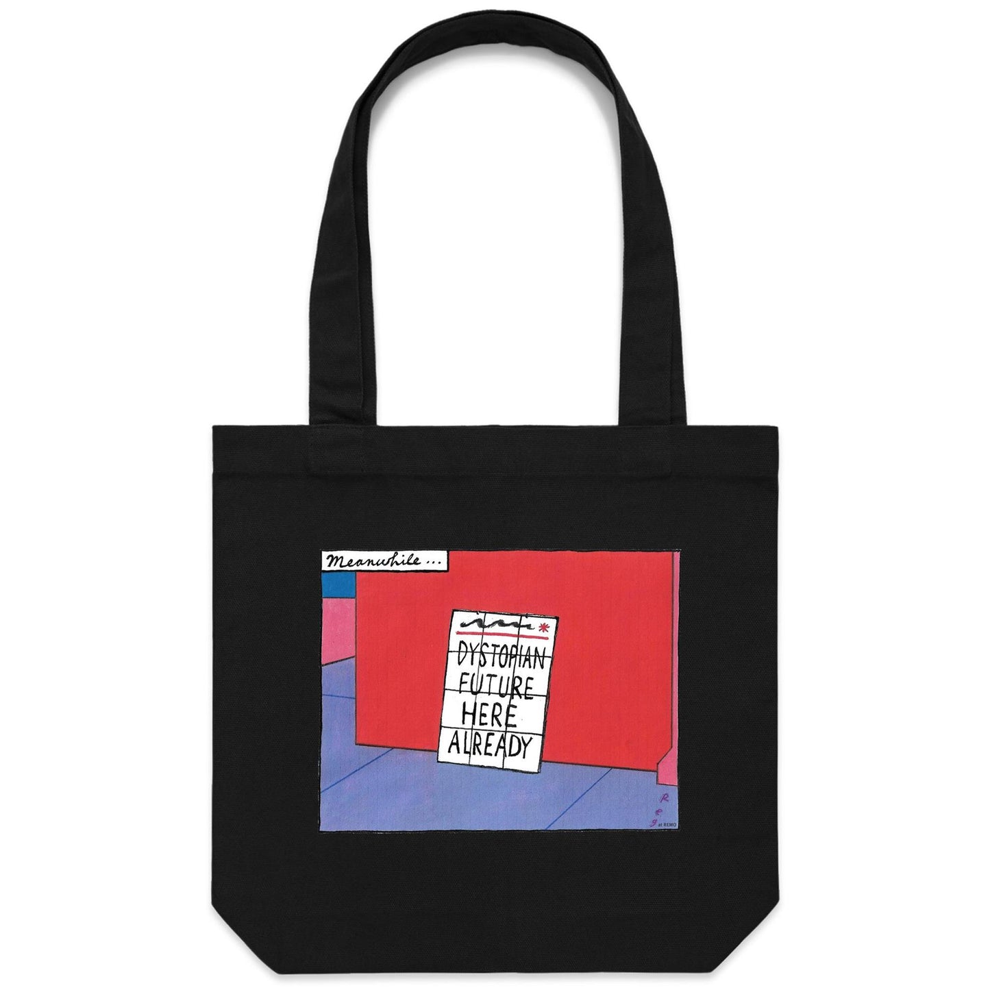 Dystopian Future Canvas Totes