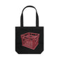 Milk Crate Canvas Totes